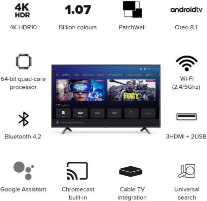 Mi TV 4X 43 - 4K HDR Smart TV - Mi India