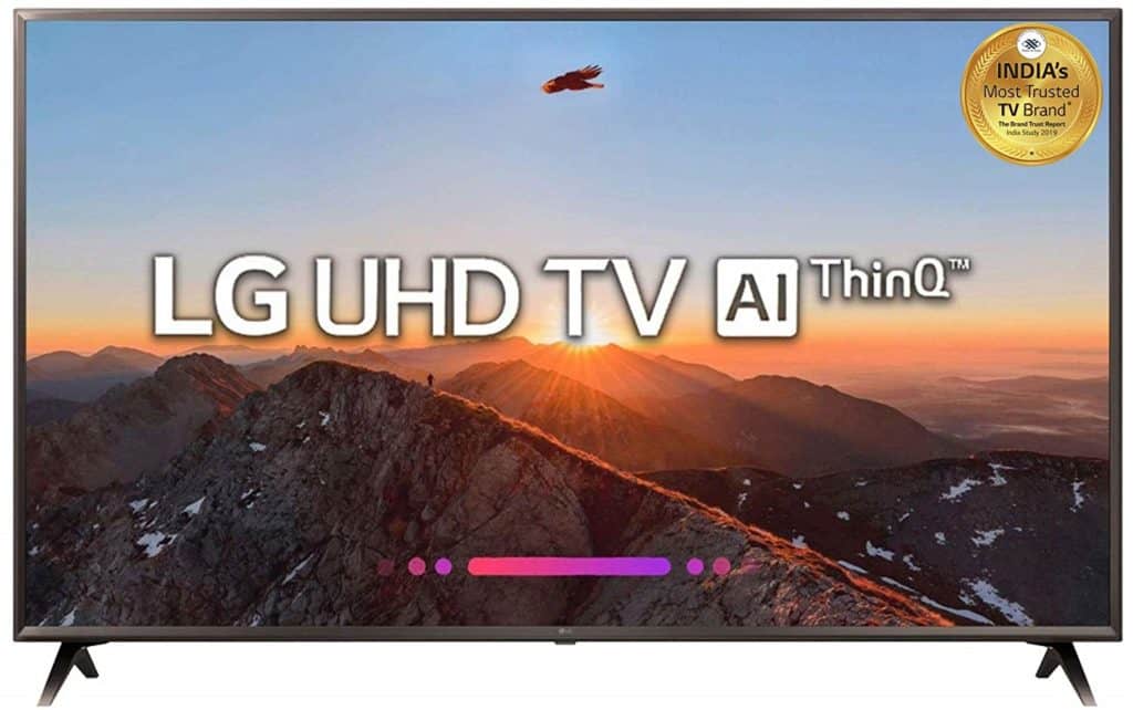 Best LG TV Under and around 100,000 Rs in India