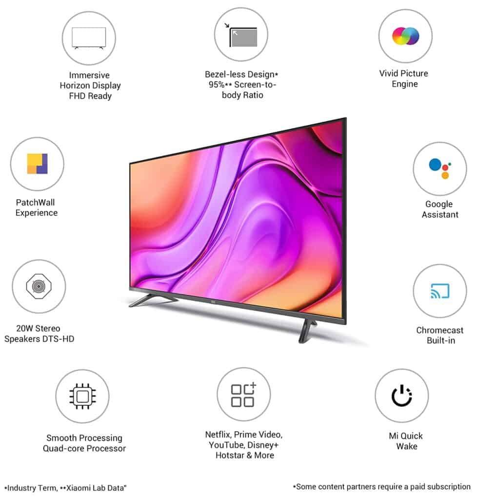 MI TV 4A Horizon 32 Inch vs 43 Inch