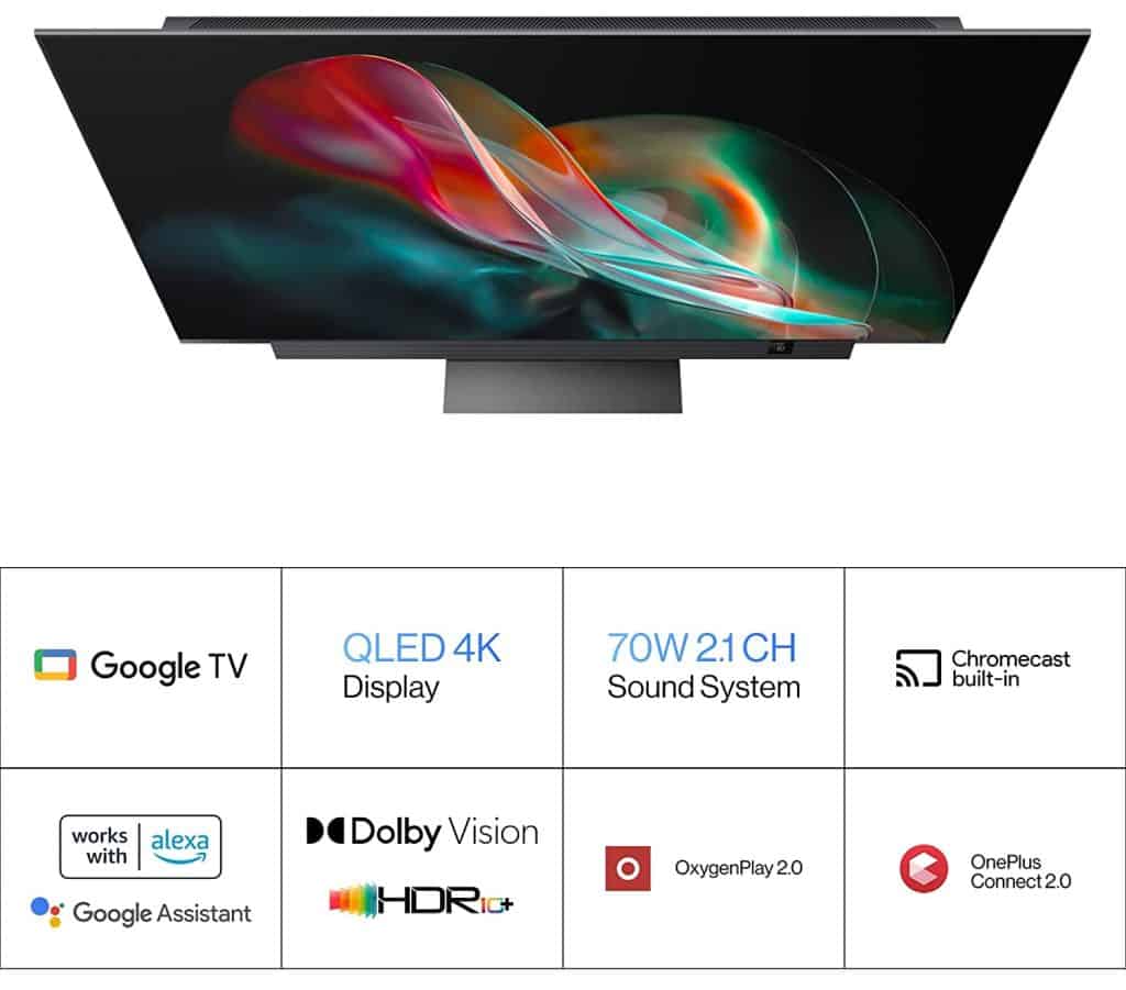 OnePlus Q2 Pro QLED Google TV